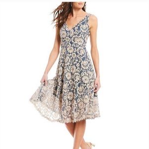 Vince Camuto lace overlay dress